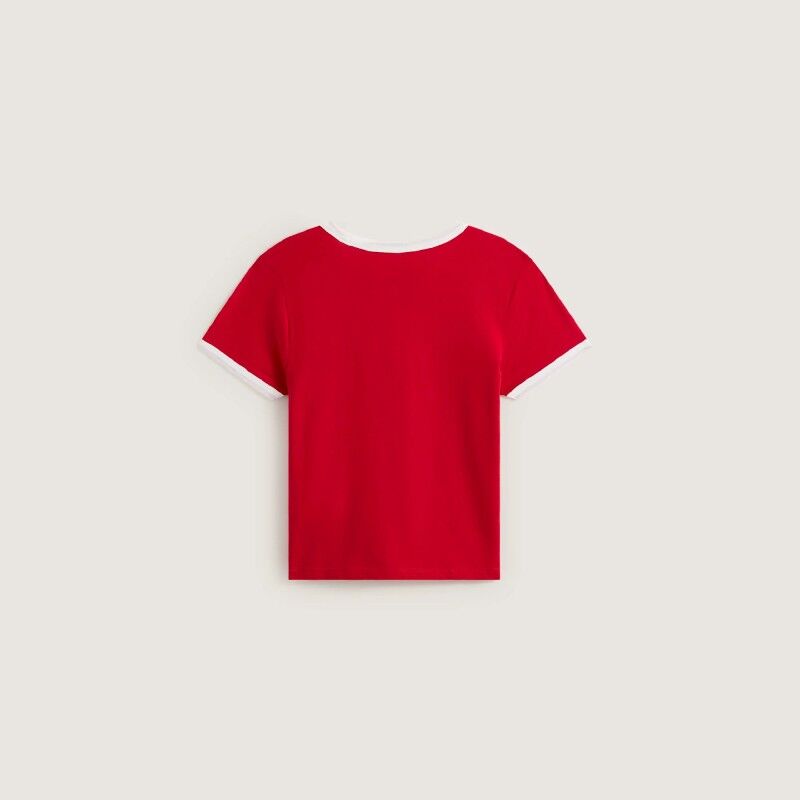 Vans Center Chest Ringer Ss Tee - T-shirt femme | Hardloop