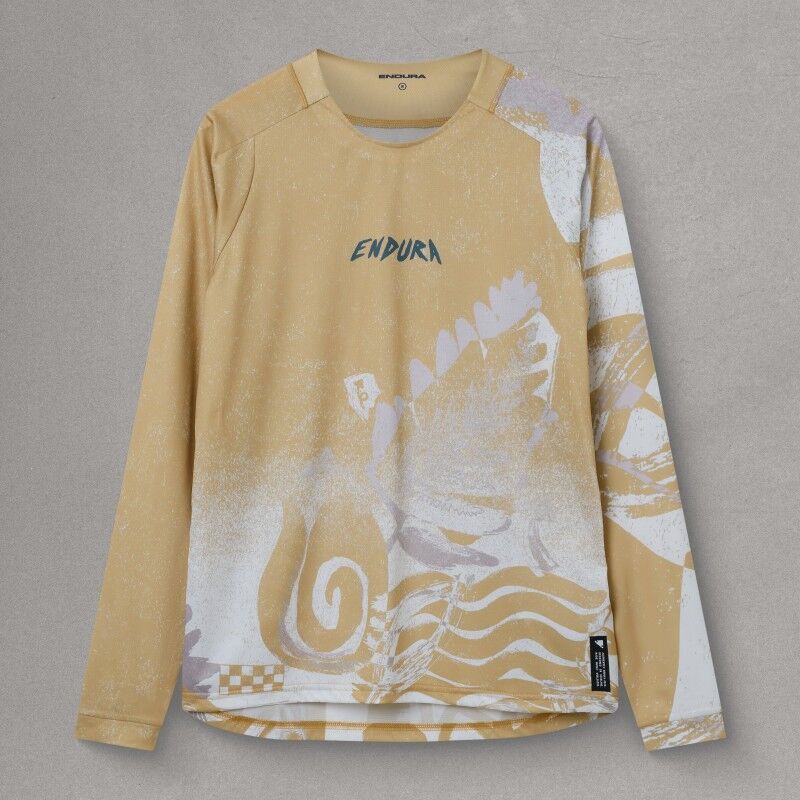 Singletrack L/S Print Tee - Cycling jersey - Men's