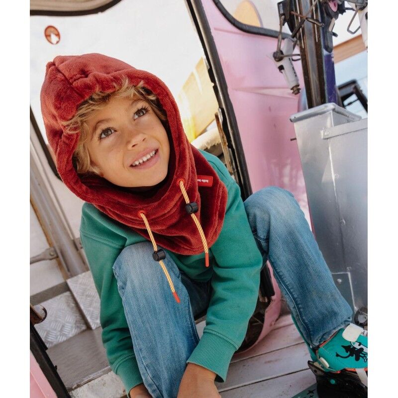 Hello Hossy Warmy Burgundy - Balaclava - Kid's | Hardloop