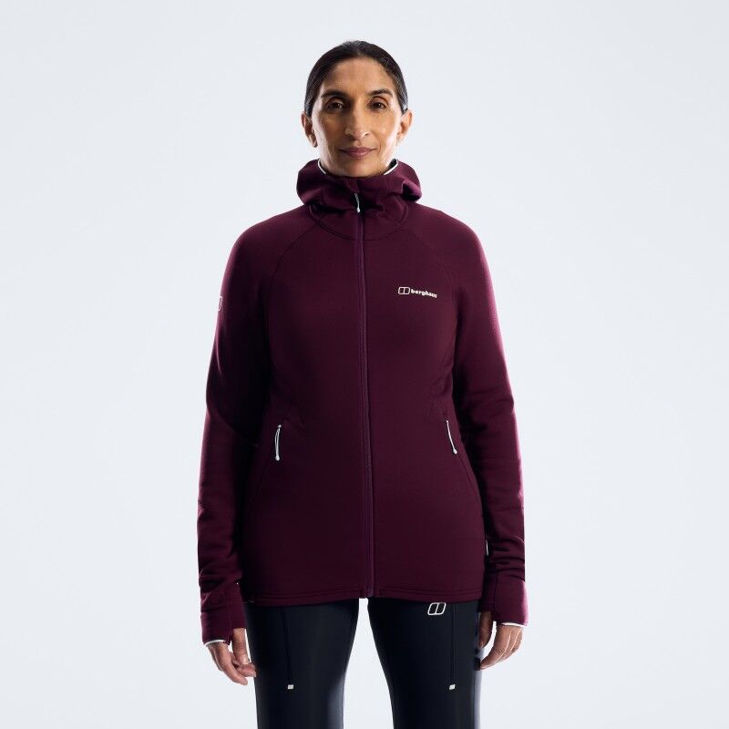 Berghaus Kinetic Powerstretch Hoody - Polaire femme | Hardloop