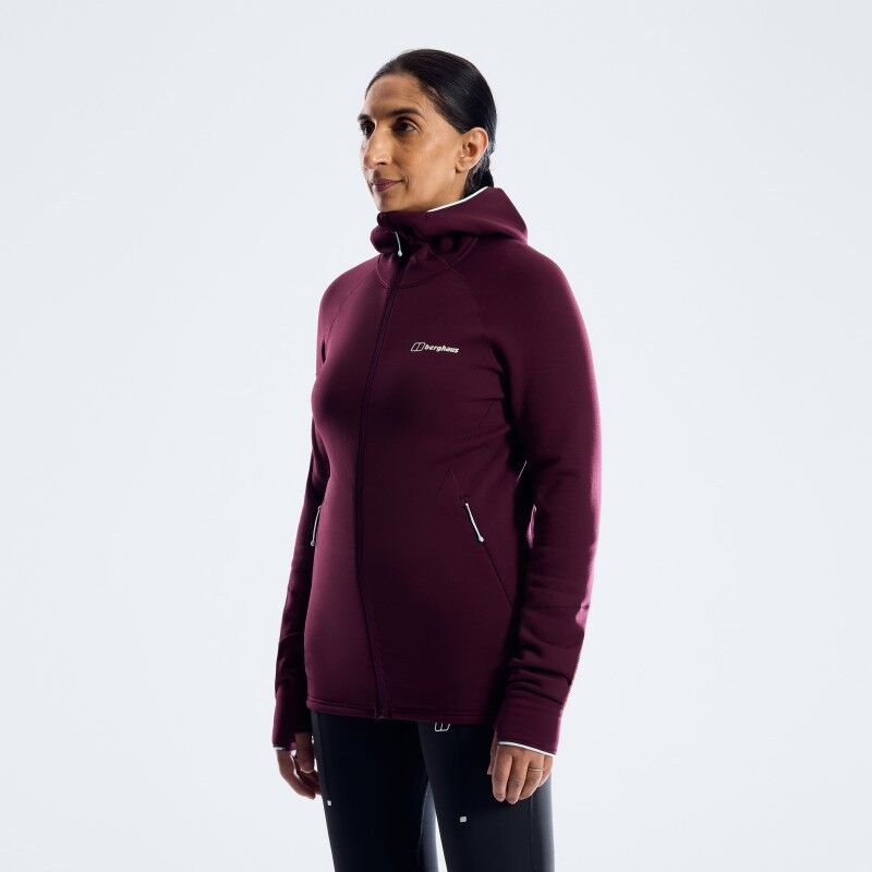 Berghaus Kinetic Powerstretch Hoody - Polaire femme | Hardloop