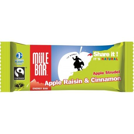 Mulebar Barre énergétique Apple Strudel - Baton energetyczny | Hardloop