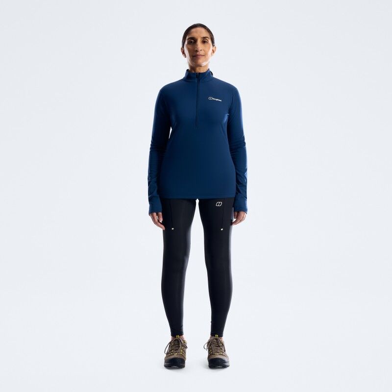 Theralite Tech Half Zip - T-Shirt - Damen