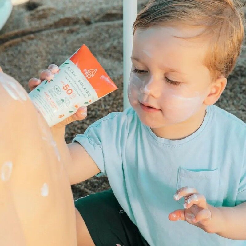 EQ Lait solaire bébé & enfants SPF50 - Solkräm | Hardloop