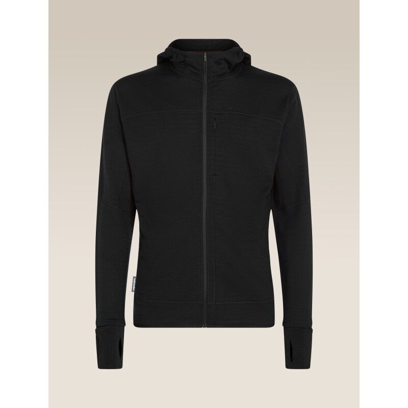 Men Merino Blend 300 RealFleece™ Descender LS Zip Hoodie - Merino Fleece jacket - Men's