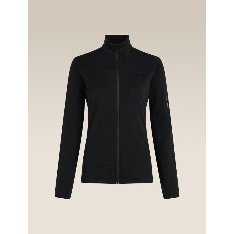 icebreaker Women Merino Blend 300 RealFleece™ Descender LS Zip - Polaire en laine mérinos femme | Hardloop