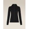 icebreaker Women Merino Blend 300 RealFleece™ Descender LS Zip Hoodie - Merino Fleece jacket - Women's | Hardloop