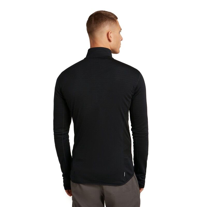 icebreaker Men Merino Blend 300 RealFleece™ Descender LS Zip - Polaire en laine mérinos homme | Hardloop