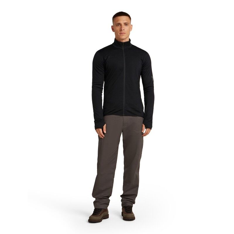 icebreaker Men Merino Blend 300 RealFleece™ Descender LS Zip - Polaire en laine mérinos homme | Hardloop