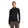 icebreaker Women Merino Blend 300 RealFleece™ Descender LS Zip - Merino Fleece jacket - Women's | Hardloop