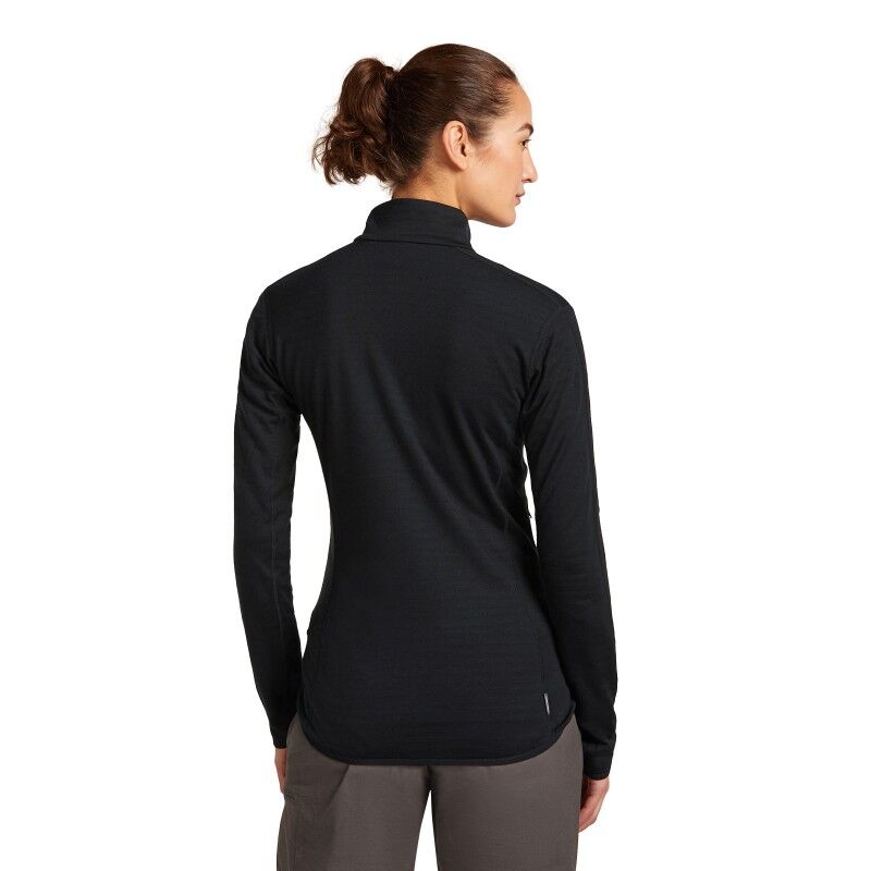 icebreaker Women Merino Blend 300 RealFleece™ Descender LS Zip - Merino Fleece jacket - Women's | Hardloop