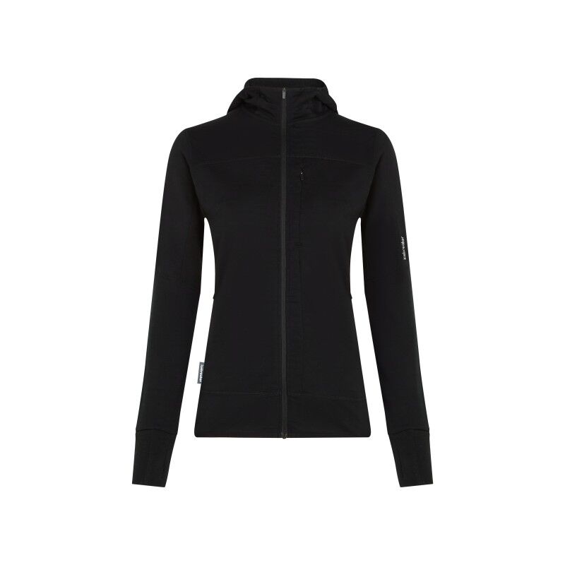icebreaker Women Merino Blend 300 RealFleece™ Descender LS Zip Hoodie - Merino Fleece jacket - Women's | Hardloop