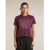 icebreaker Women Merino 150 Tech Lite SS Crop Tee Great Heights - Merino shirt - Women's | Hardloop