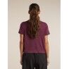 icebreaker Women Merino 150 Tech Lite SS Crop Tee Great Heights - T-shirt en laine mérinos femme | Hardloop