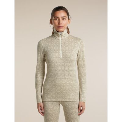 Women Merino 260 Tech Vertex LS Half Zip Alpine Geo - Merinouldtrøj - Damer