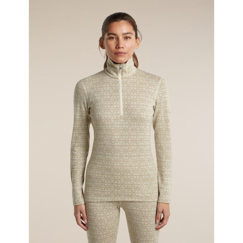 Women Merino 260 Tech Vertex LS Half Zip Alpine Geo - Merinovillapaidat - Naiset