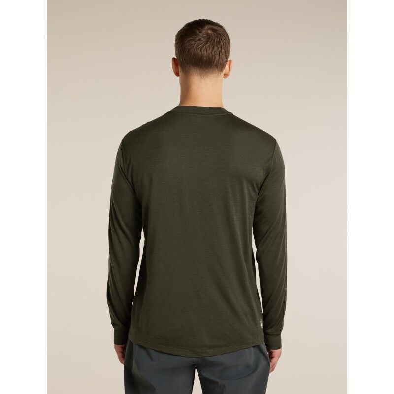 icebreaker Men Merino 150 Tech Lite LS Relaxed Tee - Merino shirt - Men's | Hardloop