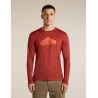 icebreaker Men Merino 150 Tech Lite LS Tee Aoraki Explorer - Merino-t-paidat - Miehet | Hardloop