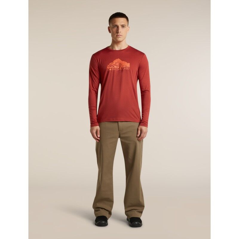icebreaker Men Merino 150 Tech Lite LS Tee Aoraki Explorer - Merino shirt - Men's | Hardloop