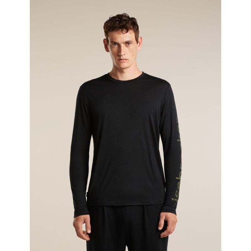 Men Merino 150 Tech Lite LS Tee IB Vertical - Merinoshirt - Herren