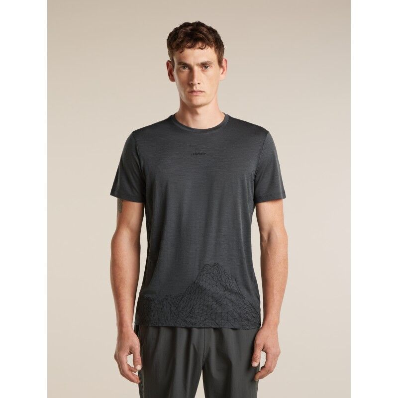 Men Merino 150 Tech Lite SS Tee 3D Mapping - Merinoshirt - Herren