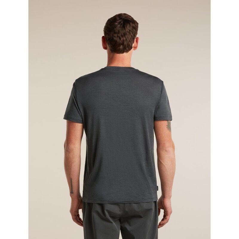 icebreaker Men Merino 150 Tech Lite SS Tee 3D Mapping - Camiseta de lã merino homem | Hardloop