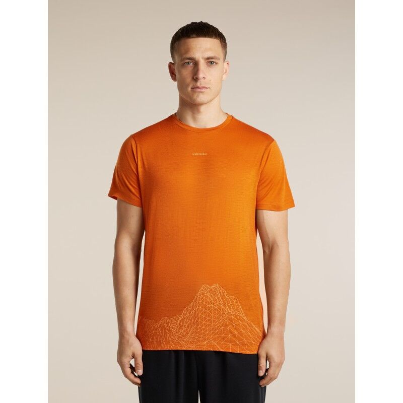 Men Merino 150 Tech Lite SS Tee 3D Mapping - Merinoshirt - Herren