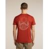 icebreaker Men Merino 150 Tech Lite SS Tee Forest Footsteps - Merino-t-paidat - Miehet | Hardloop
