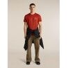 icebreaker Men Merino 150 Tech Lite SS Tee Forest Footsteps - T-shirt en laine mérinos homme | Hardloop