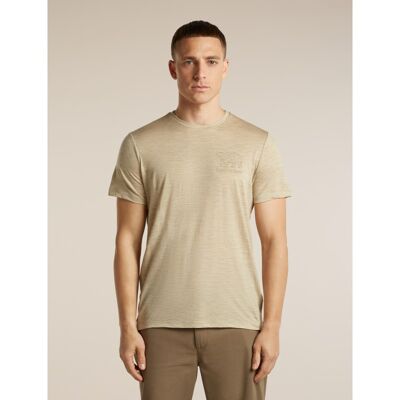 Men Merino 150 Tech Lite SS Tee Forest Footsteps - Merino shirt - Men's