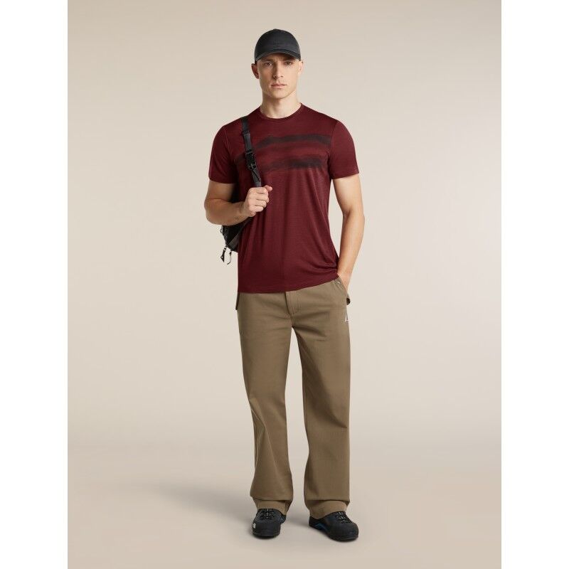 icebreaker Men Merino 150 Tech Lite SS Tee Getaway - T-shirt en laine mérinos homme | Hardloop
