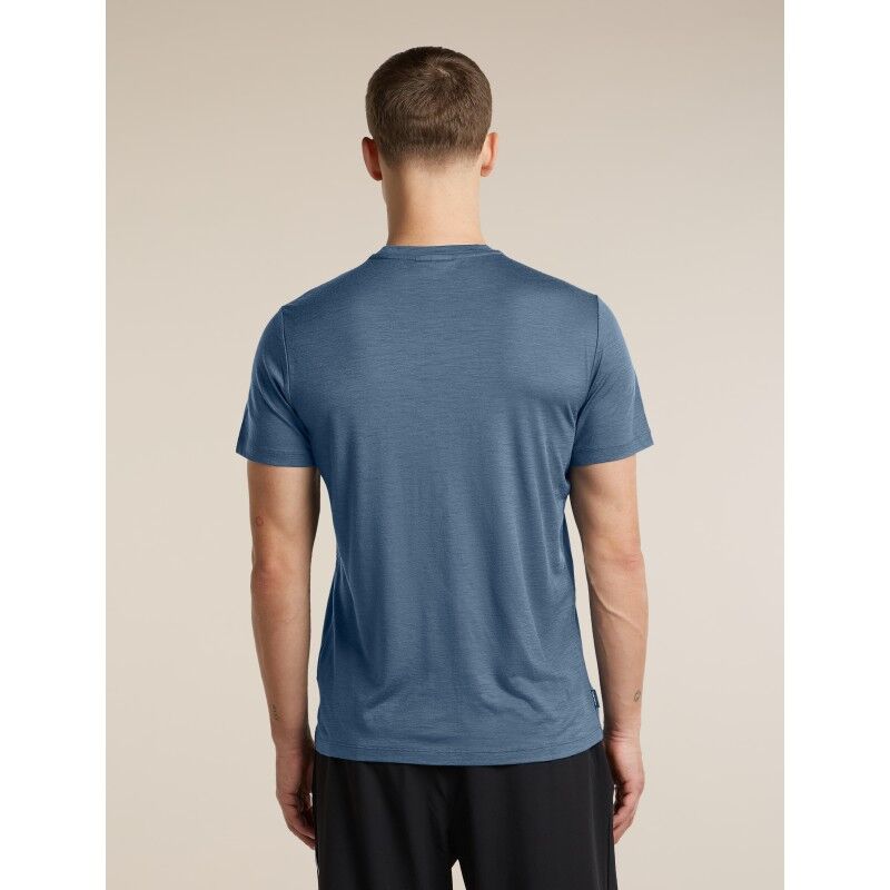 icebreaker Men Merino 150 Tech Lite SS Tee Great Heights - T-shirt en laine mérinos homme | Hardloop