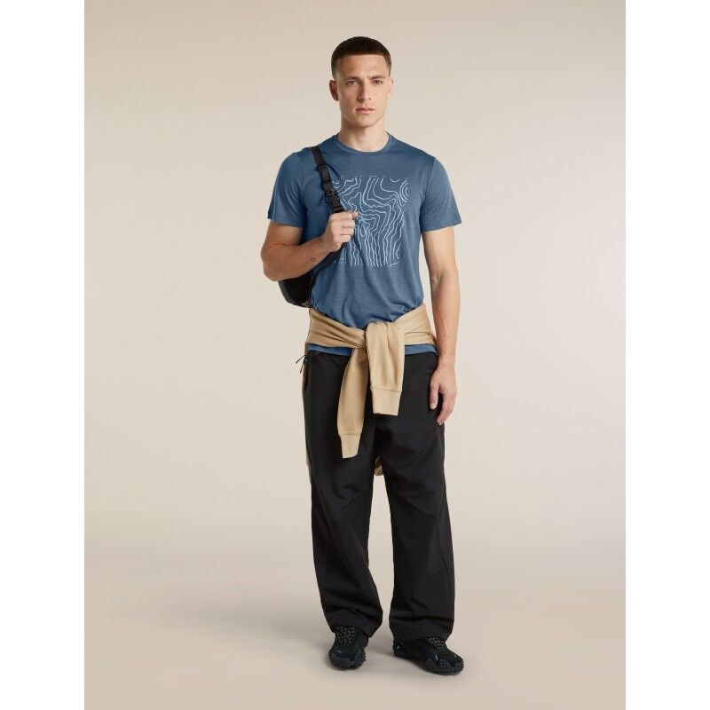 icebreaker Men Merino 150 Tech Lite SS Tee Great Heights - Merino shirt - Men's | Hardloop