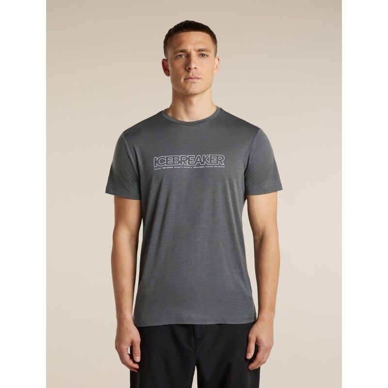 Men Merino 150 Tech Lite SS Tee IB Coordinates - Merinoshirt - Herren