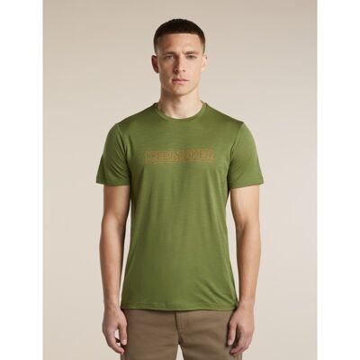 Men Merino 150 Tech Lite SS Tee IB Coordinates - Merino shirt - Men's