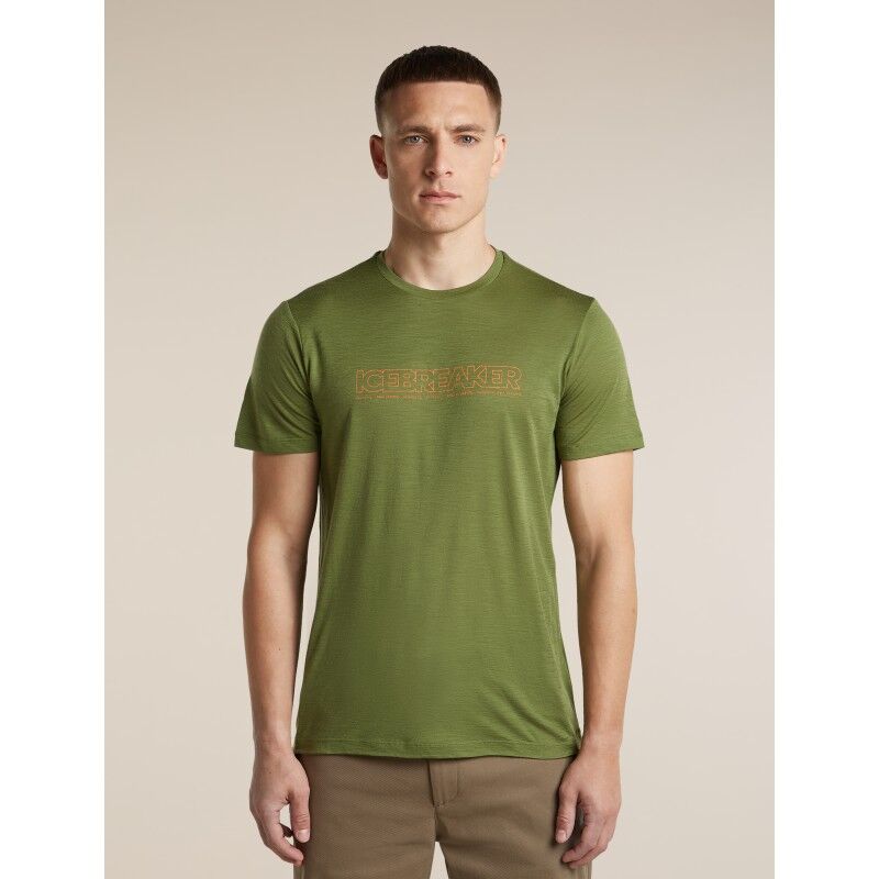 Men Merino 150 Tech Lite SS Tee IB Coordinates - Merino shirt - Men's