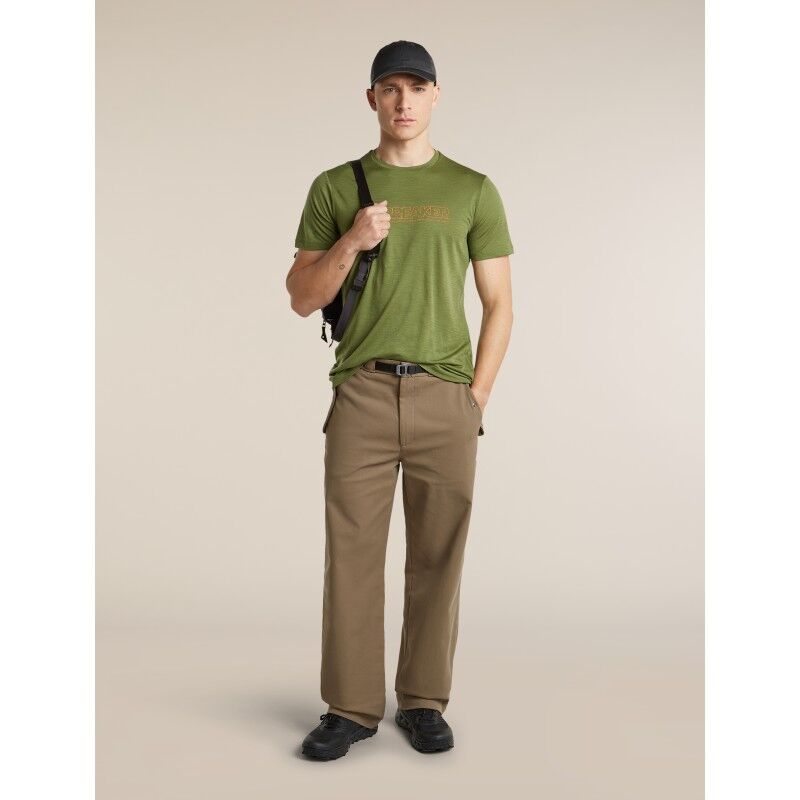 icebreaker Men Merino 150 Tech Lite SS Tee IB Coordinates - T-shirt en laine mérinos homme | Hardloop