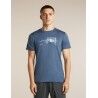icebreaker Men Merino 150 Tech Lite SS Tee Pure Altitude - T-shirt en laine mérinos homme | Hardloop