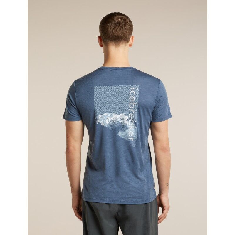 icebreaker Men Merino 150 Tech Lite SS Tee Pure Altitude - Merino shirt - Men's | Hardloop