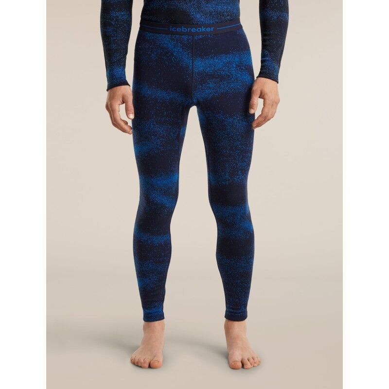icebreaker Men Merino 260 Tech Vertex Leggings Chillwave - Thermische merinowollen Panty - Heren | Hardloop