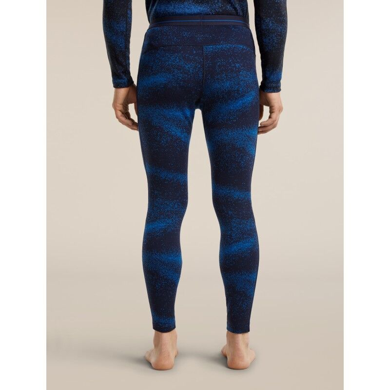 icebreaker Men Merino 260 Tech Vertex Leggings Chillwave - Merinovillaiset Lämpösukkahousut - Miehet | Hardloop