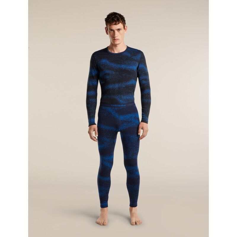 icebreaker Men Merino 260 Tech Vertex Leggings Chillwave - Pantalón Térmico de lana merina - Hombre | Hardloop