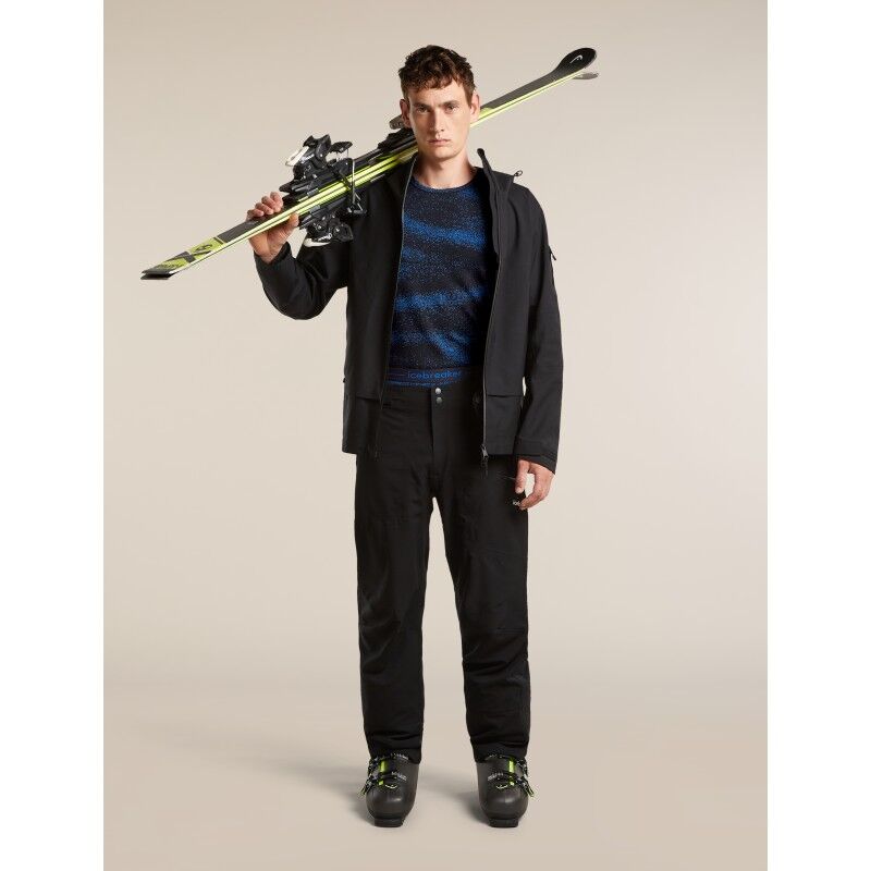 icebreaker Men Merino 260 Tech Vertex Leggings Chillwave - Merinould Termostrømpebukser - Herrer | Hardloop