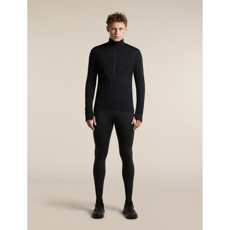 icebreaker Men Merino Blend 200 RealFleece™ Descender LS Half Zip - Polaire en laine mérinos homme | Hardloop