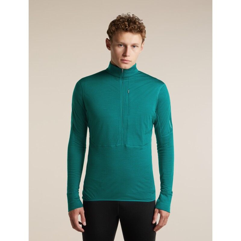 Men Merino Blend 200 RealFleece™ Descender LS Half Zip - Merino Fleecejacke - Herren