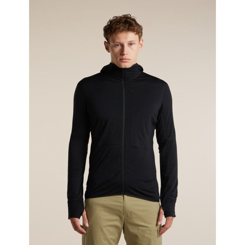 Men Merino Blend 200 RealFleece™ Descender LS Zip Hoodie - Merino Fleecejacke - Herren