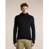 icebreaker Men Merino Blend 200 RealFleece™ Descender LS Zip Hoodie - Polaire en laine mérinos homme | Hardloop