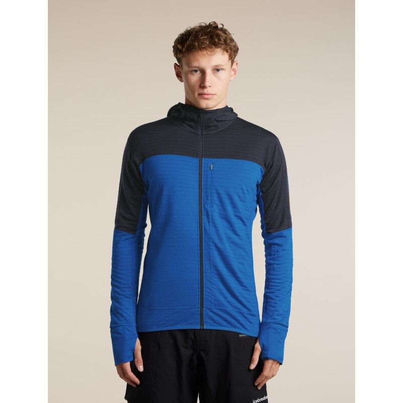 Men Merino Blend 300 RealFleece™ Descender LS Zip Hoodie - Merino Fleecejacke - Herren