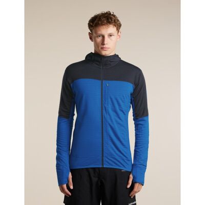 Men Merino Blend 300 RealFleece™ Descender LS Zip Hoodie - Pánská fleesová mikina