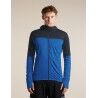 icebreaker Men Merino Blend 300 RealFleece™ Descender LS Zip Hoodie - Polaire en laine mérinos homme | Hardloop